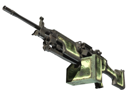 StatTrak™ M249 | Deep Relief (Battle-Scarred)