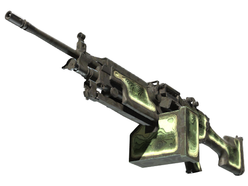 StatTrak™ M249 | Deep Relief (Well-Worn)