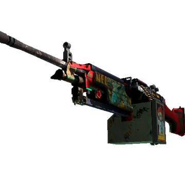 StatTrak™ M249 | Nebula Crusader (Battle-Scarred)