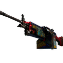 StatTrak™ M249 | Nebula Crusader (Well-Worn)