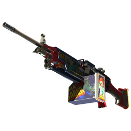 StatTrak™ M249 | Nebula Crusader (Minimal Wear)