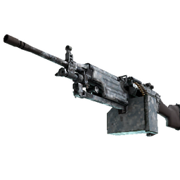 free csgo skin M249 | Blizzard Marbleized (Well-Worn)