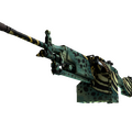 StatTrak™ M249 | Emerald Poison Dart (Minimal Wear)