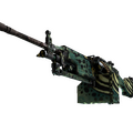 StatTrak™ M249 | Emerald Poison Dart (Field-Tested)