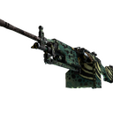 M249 | Emerald Poison Dart (Well-Worn)