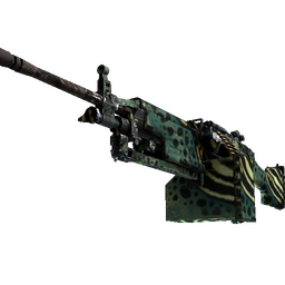 free csgo skin M249 | Emerald Poison Dart (Well-Worn)