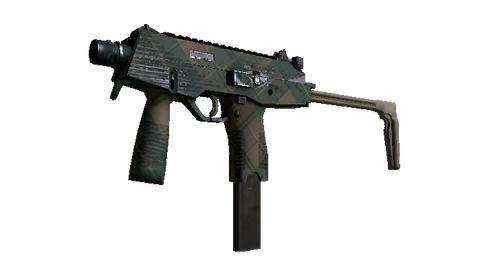 MP9 | Green Plaid (Well-Worn)