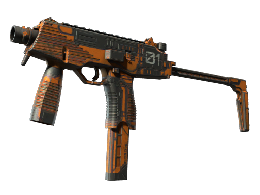 StatTrak™ MP9 | Modest Threat (Well-Worn)