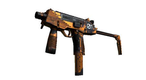 StatTrak™ MP9 | Modest Threat (Well-Worn)