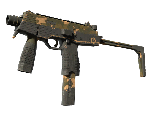 StatTrak™ MP9 | Black Sand (Battle-Scarred)