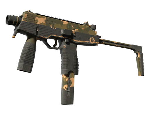 MP9 | Black Sand (Well-Worn)