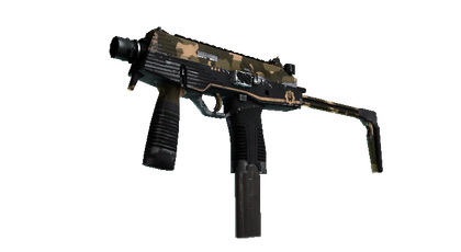 StatTrak™ MP9 | Black Sand (Well-Worn)