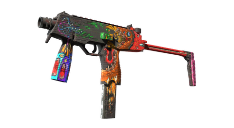 StatTrak™ MP9 | Food Chain (Battle-Scarred)