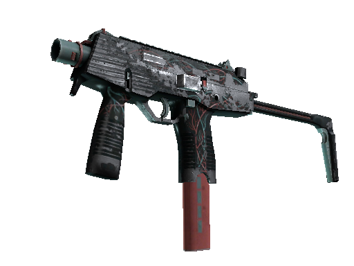 MP9 | Capillary (Battle-Scarred)