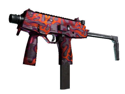 StatTrak™ MP9 | Ruby Poison Dart (Minimal Wear)