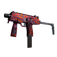 StatTrak™ MP9 | Ruby Poison Dart (Minimal Wear)
