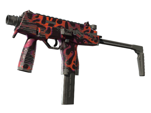 MP9 | Ruby Poison Dart (Well-Worn)