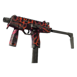 MP9 | Ruby Poison Dart (Well-Worn)
