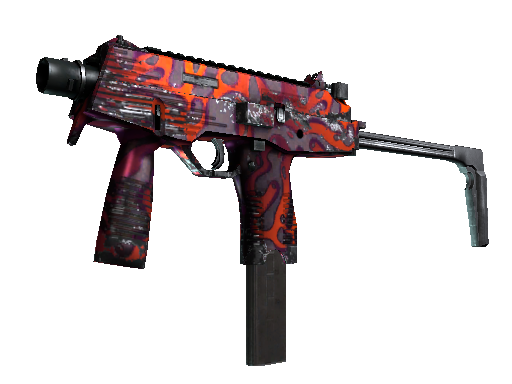 Image for the MP9 | Ruby Poison Dart weapon skin in Counter Strike 2