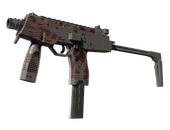 MP9 | Ruby Poison Dart (Battle-Scarred)