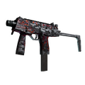 MP9 | Ruby Poison Dart (Battle-Scarred)