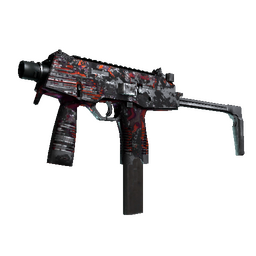 free csgo skin StatTrak™ MP9 | Ruby Poison Dart (Battle-Scarred)