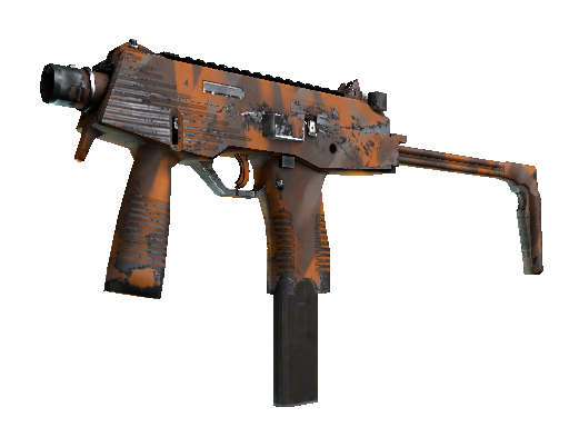 MP9 | Orange Peel (Well-Worn)