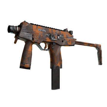 MP9 | Orange Peel (Well-Worn)