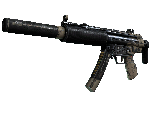 MP5-SD | Desert Strike (Battle-Scarred)