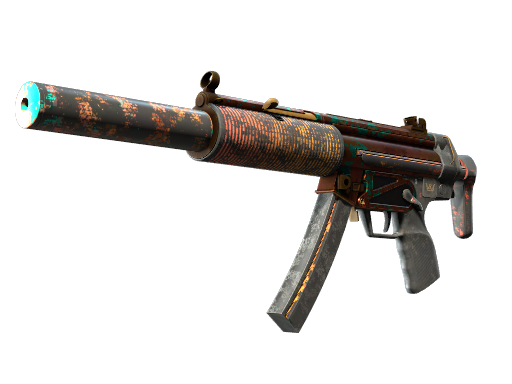 MP5-SD | Oxide Oasis (Battle-Scarred)