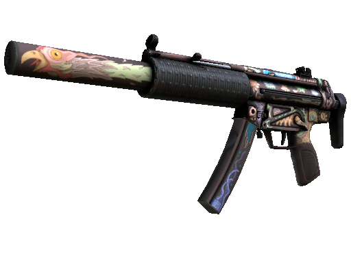 Image for the MP5-SD | Necro Jr. weapon skin in Counter Strike 2