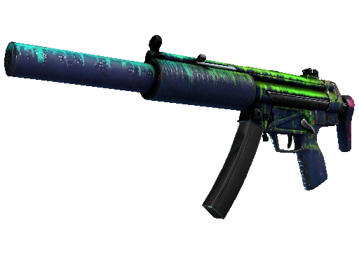 StatTrak™ MP5-SD | Phosphor (Battle-Scarred)