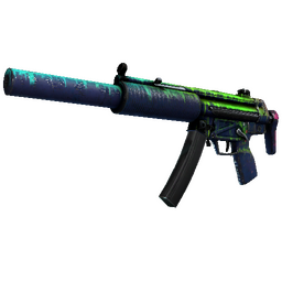 MP5-SD | Phosphor (Battle-Scarred)