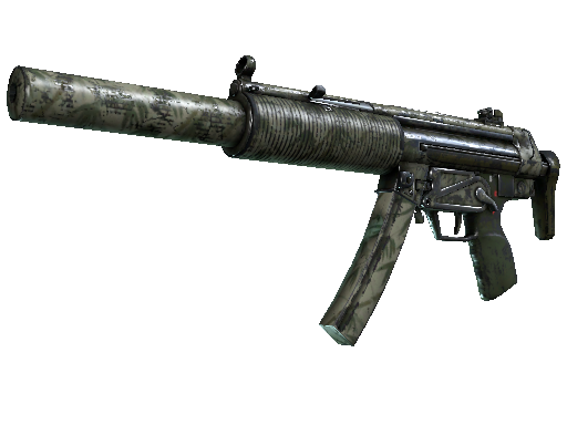 MP5-SD | Bamboo Garden (Battle-Scarred)