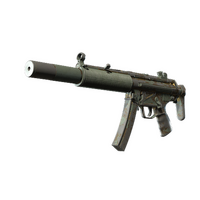 MP5-SD | Gold Leaf (Battle-Scarred)