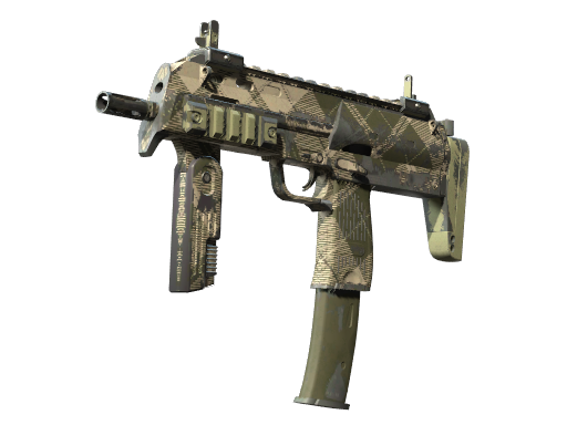 MP7 | Olive Plaid (Com Muito Uso)