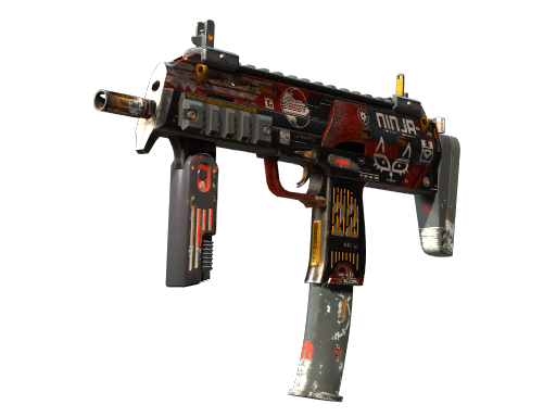 StatTrak™ MP7 | Bloodsport (Battle-Scarred)