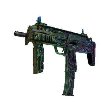 StatTrak™ MP7 | Neon Ply (Battle-Scarred)