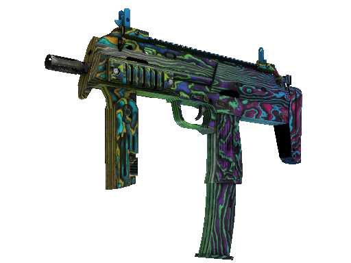 Image for the MP7 | Neon Ply weapon skin in Counter Strike 2
