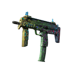 StatTrak™ MP7 | Neon Ply (Well-Worn)