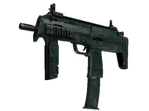 MP7 | Teal Blossom (Well-Worn)