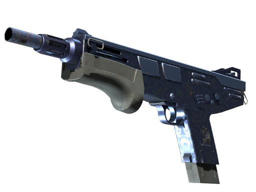 MAG-7 | Navy Sheen (Battle-Scarred)