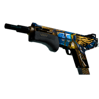 StatTrak™ MAG-7 | Justice (Battle-Scarred)