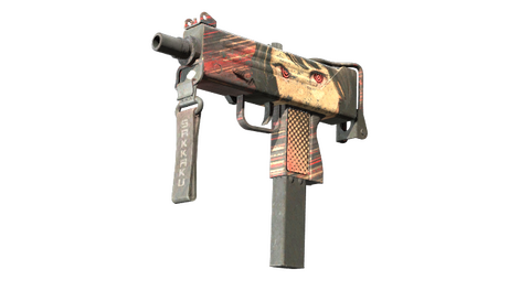 StatTrak™ MAC-10 | Sakkaku (Battle-Scarred)