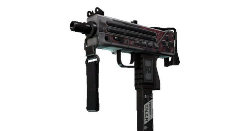 MAC-10 | Button Masher (Battle-Scarred)