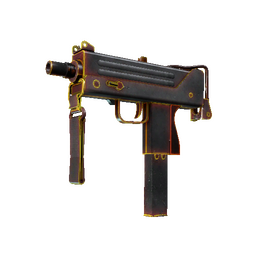 free csgo skin MAC-10 | Heat (Battle-Scarred)