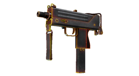 StatTrak™ MAC-10 | Heat (Battle-Scarred)