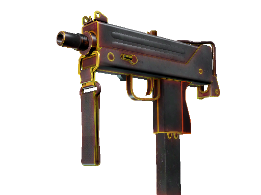 MAC-10 | Heat (Com Muito Uso)