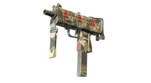 StatTrak™ MAC-10 | Monkeyflage (Minimal Wear)