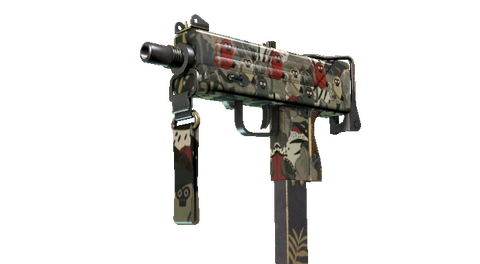 StatTrak™ MAC-10 | Monkeyflage (Factory New)